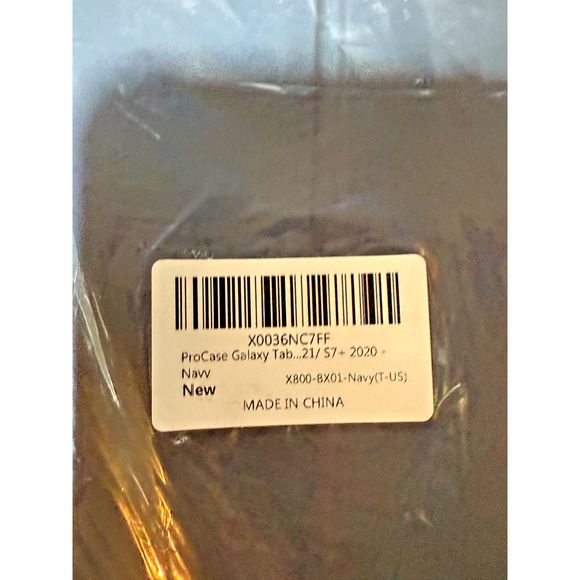 ProCase Galaxy Tab S7+ / S7 FE Case – Navy Blue Folio Cover (X800-BX01) – New - Picture 3 of 3